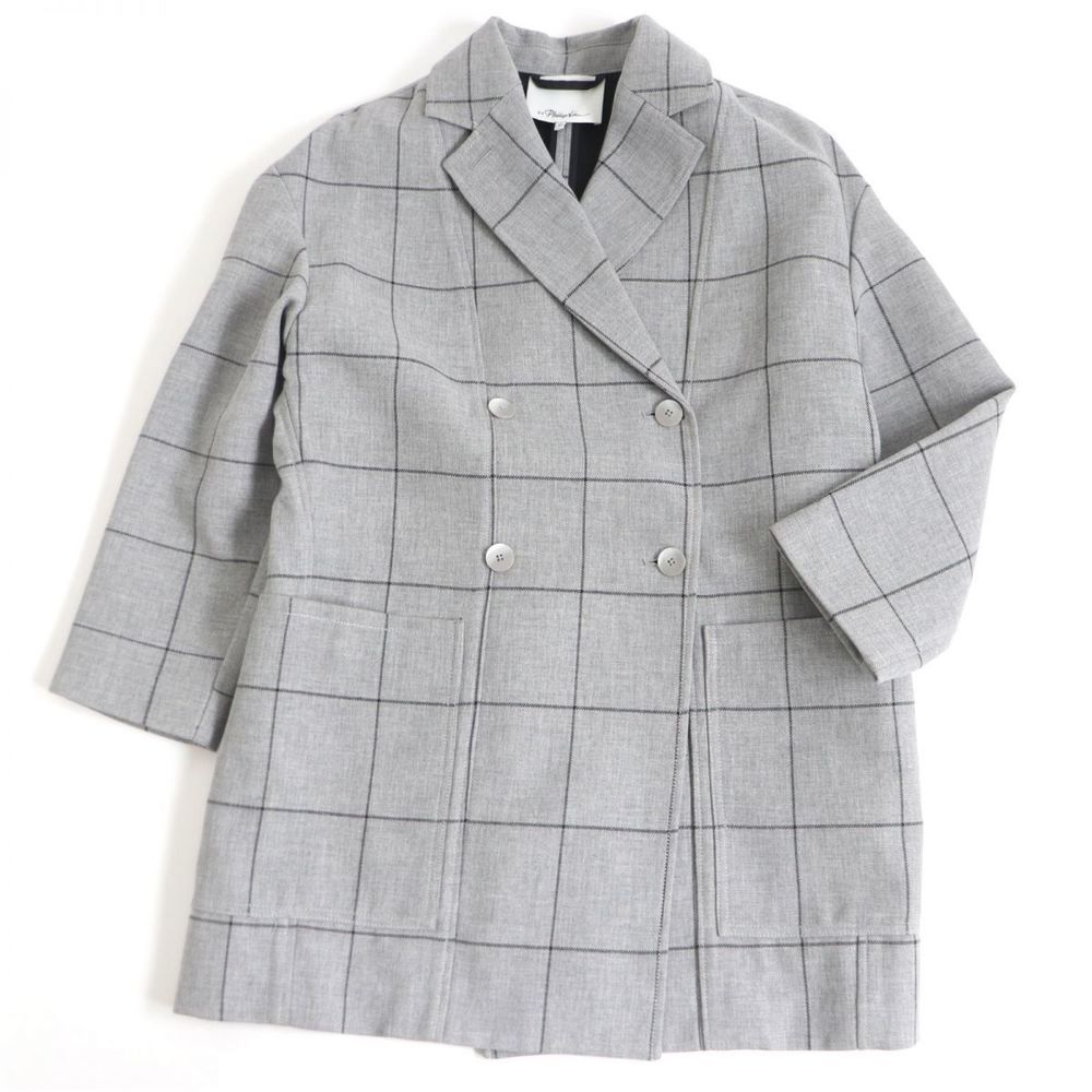 Other 3.1 Phillip Lim Grey Oversized Peacoat XS Others Outerwear